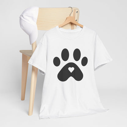 Dog Paw Print T-shirt - Paw Print Tee