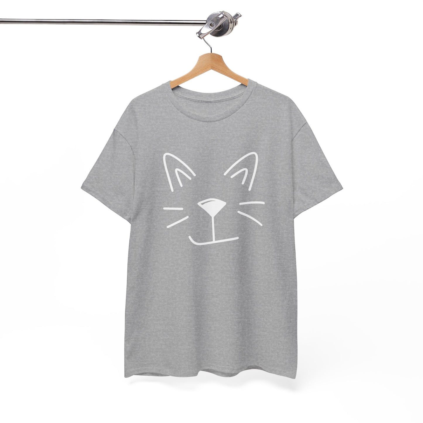 Cat Face Shirt - Cute Cat Drawing T-shirt