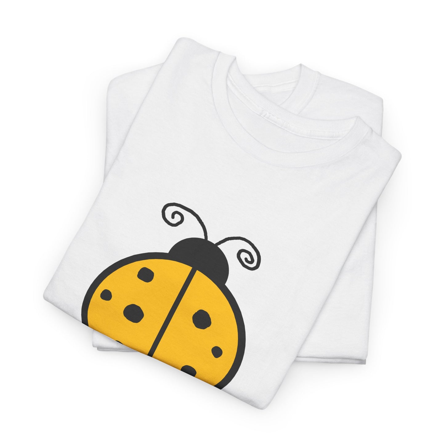 Yellow Ladybug T-shirt - Ladybug Design Tee