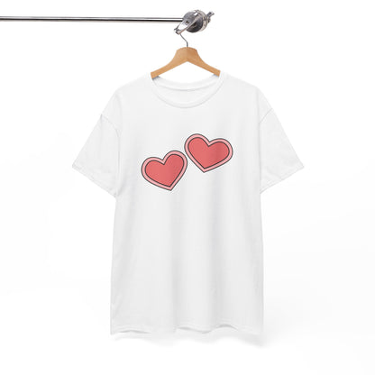 Pink Hearts T-shirt - Valentine's Day Tee