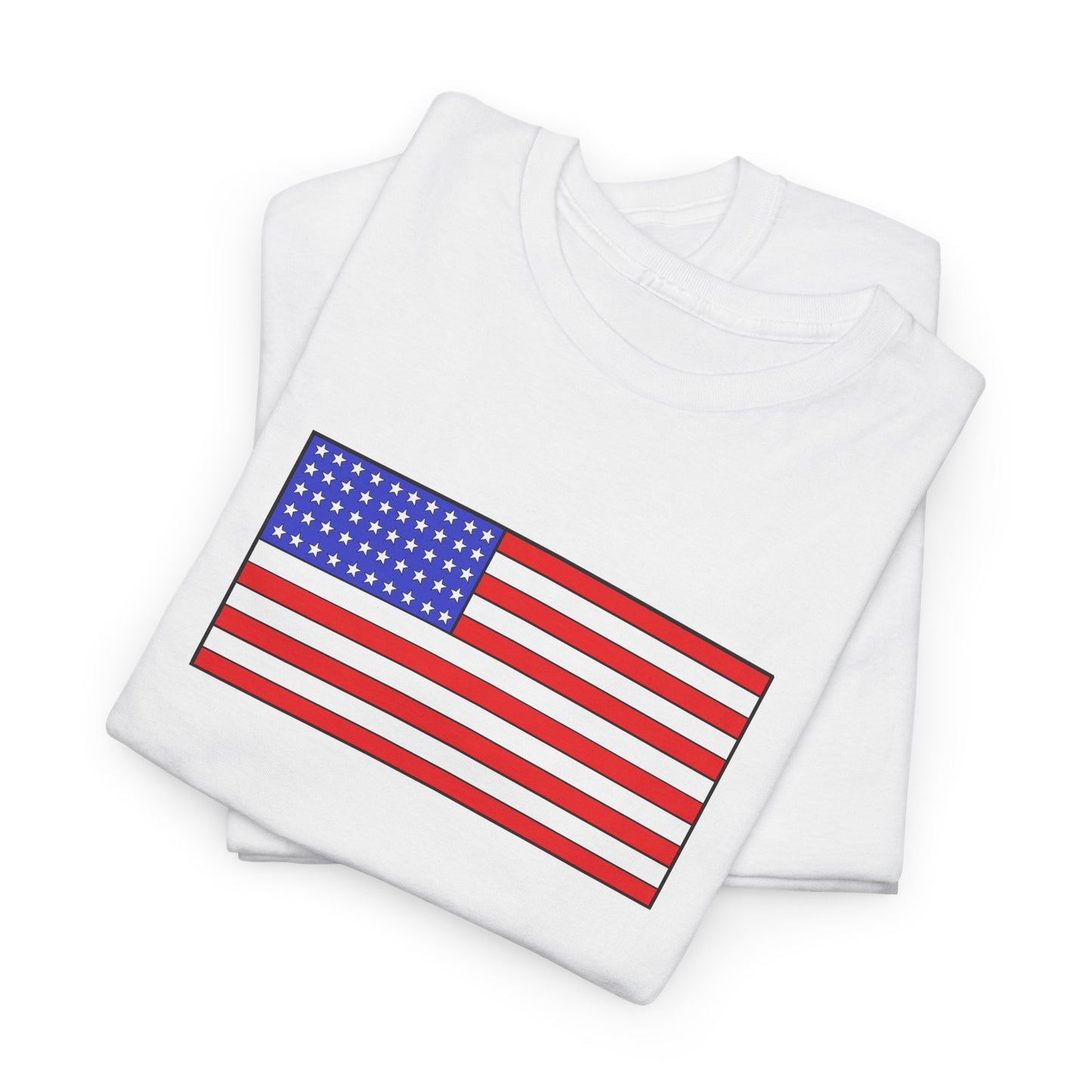 American Flag T-shirt - Red White Blue Independence Day Tee