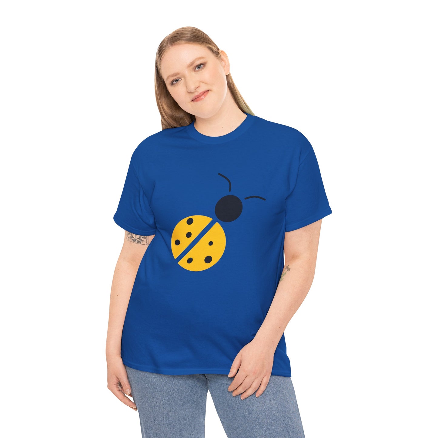 Yellow Ladybug T-shirt - Ladybug Design Tee