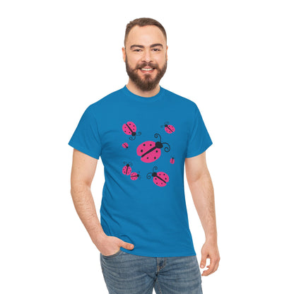 Pink Ladybug Shirt - Ladybug Graphic T-shirt