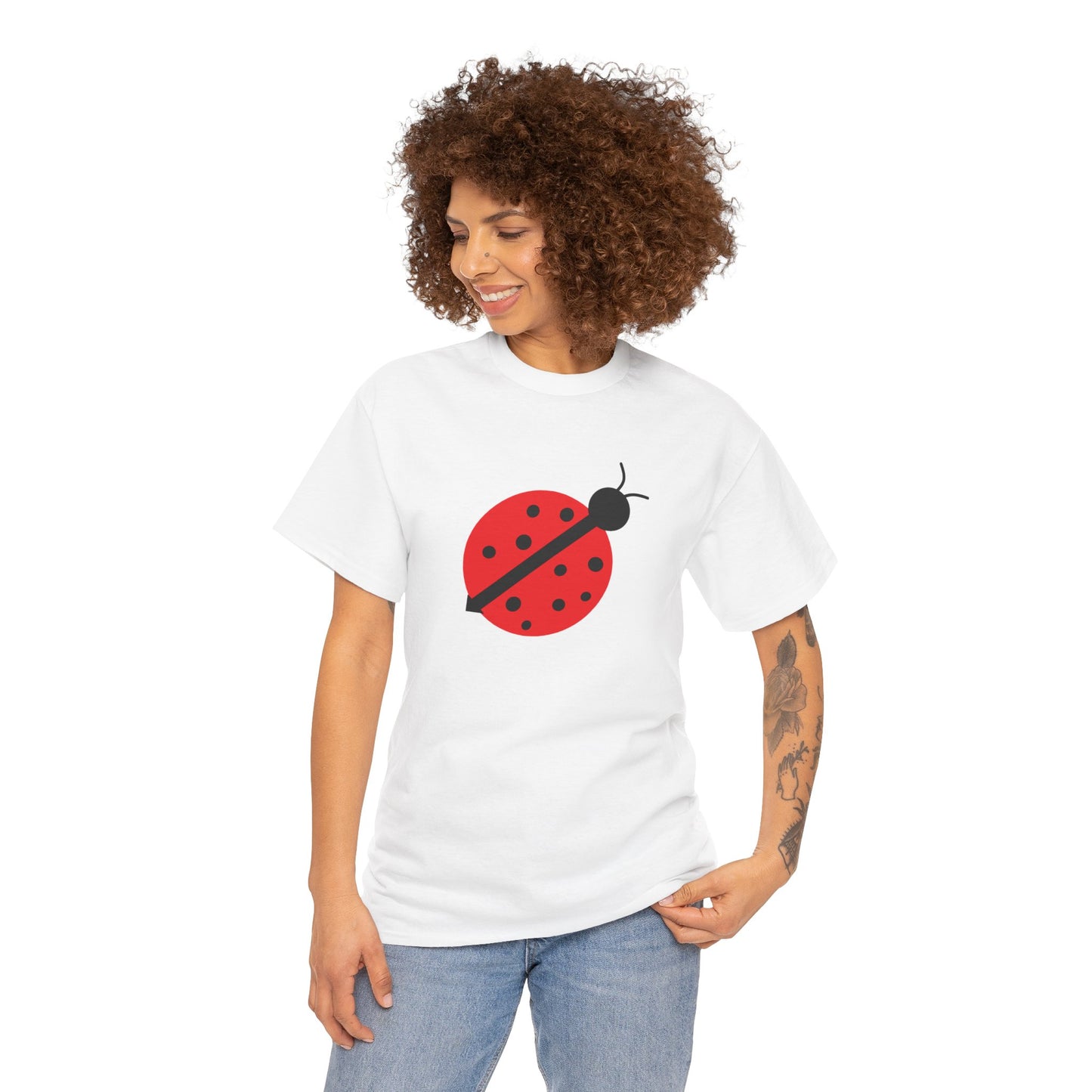 Red Ladybug T-shirt - Ladybug Design Tee