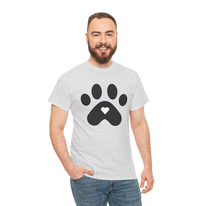 Dog Paw Print T-shirt - Paw Print Tee