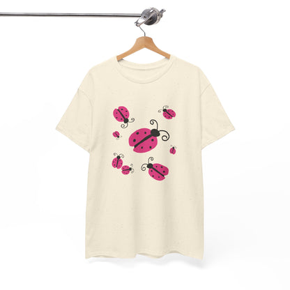 Pink Ladybug Shirt - Ladybug Graphic T-shirt