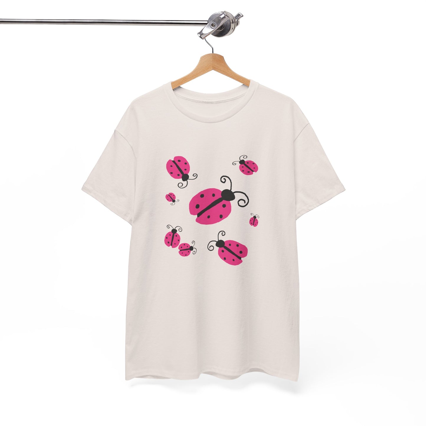 Pink Ladybug Shirt - Ladybug Graphic T-shirt