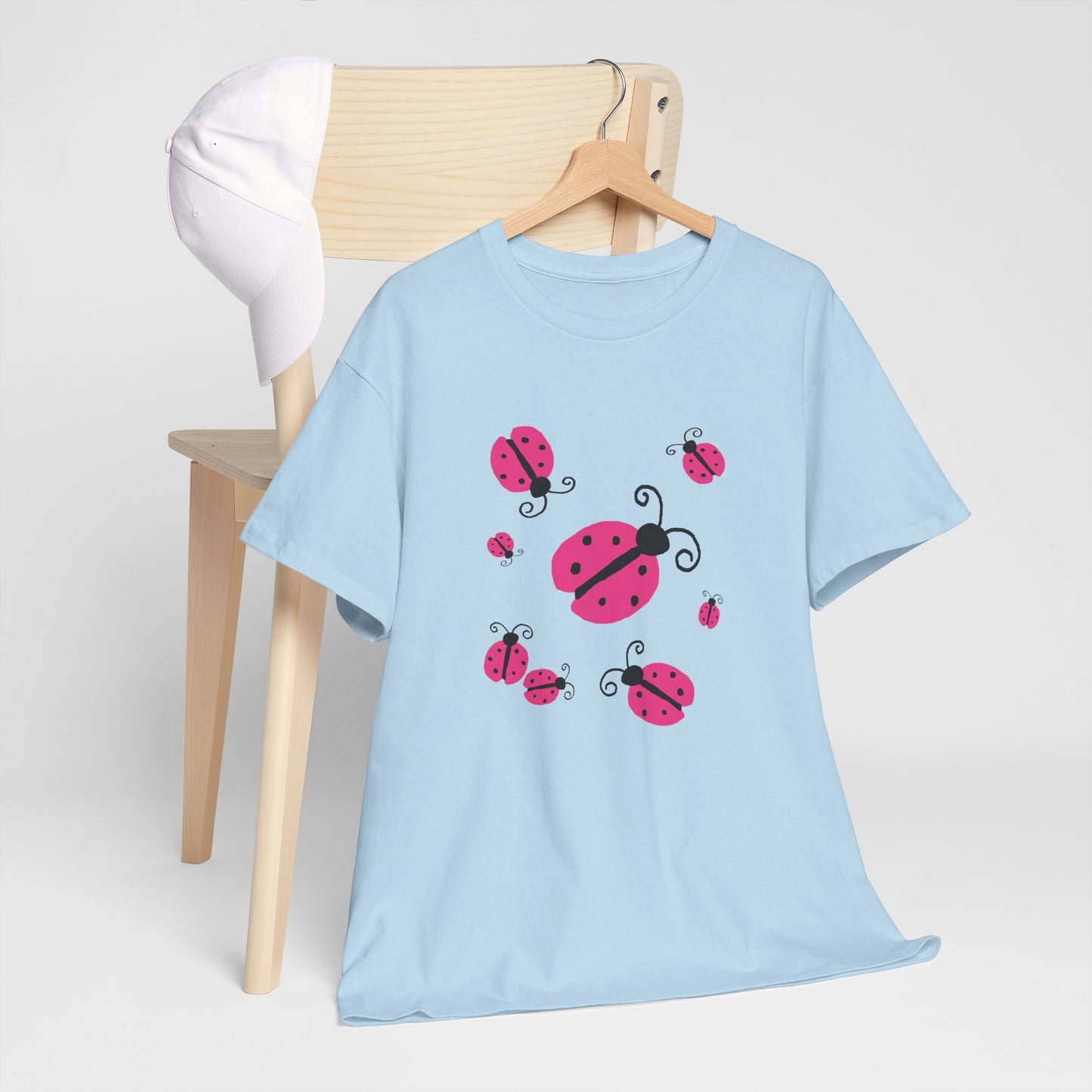 Pink Ladybug Shirt - Ladybug Graphic T-shirt