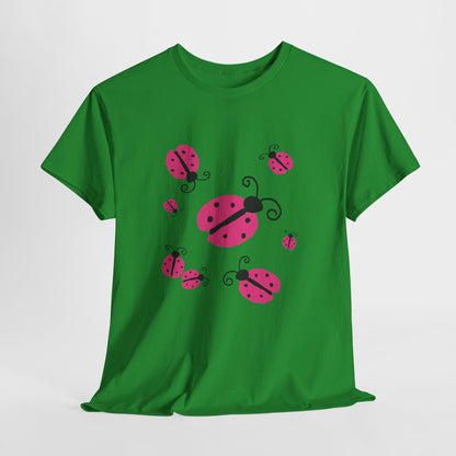 Pink Ladybug Shirt - Ladybug Graphic T-shirt