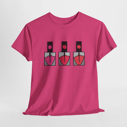 Trio Nail Polish Beauty T-shirt - Cosmetics Enthusiast Tee