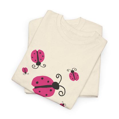 Pink Ladybug Shirt - Ladybug Graphic T-shirt