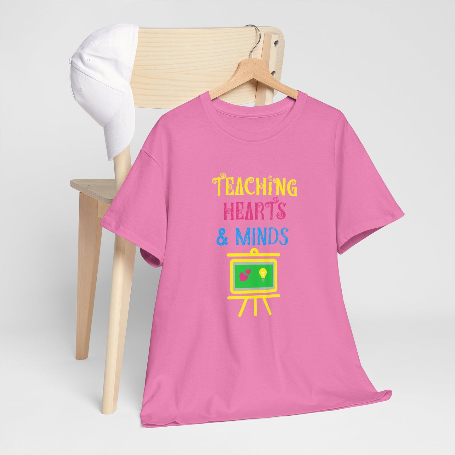 Teaching Hearts and Minds T-shirt - Proud Teacher Tee