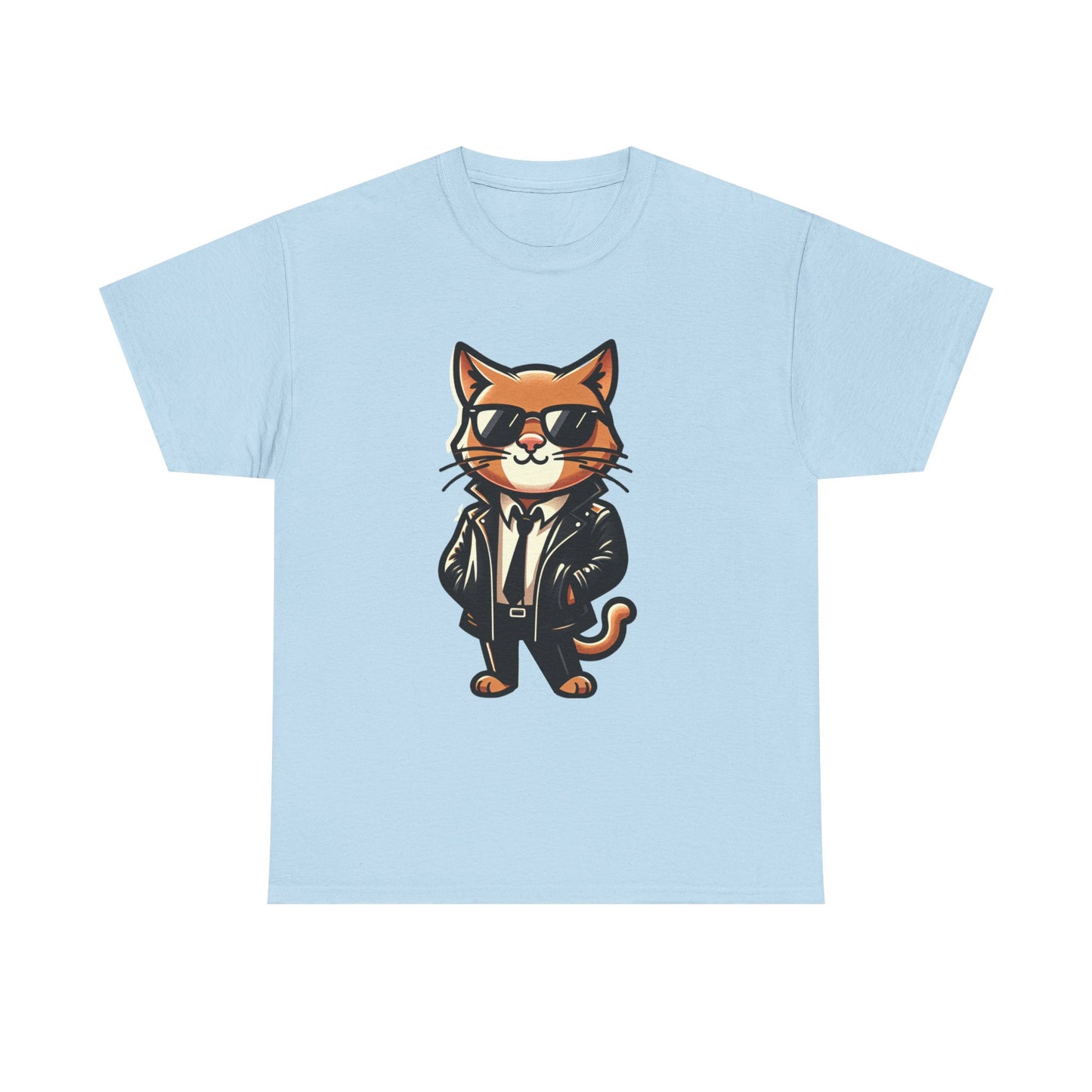 Cool Cat Tee - Cat T-shirt - Kitten Shirt - Gift for Pet Lover - Cat Lover Shirt - Cool Cat Graphic Cotton Tee- Classy Cat Shirt