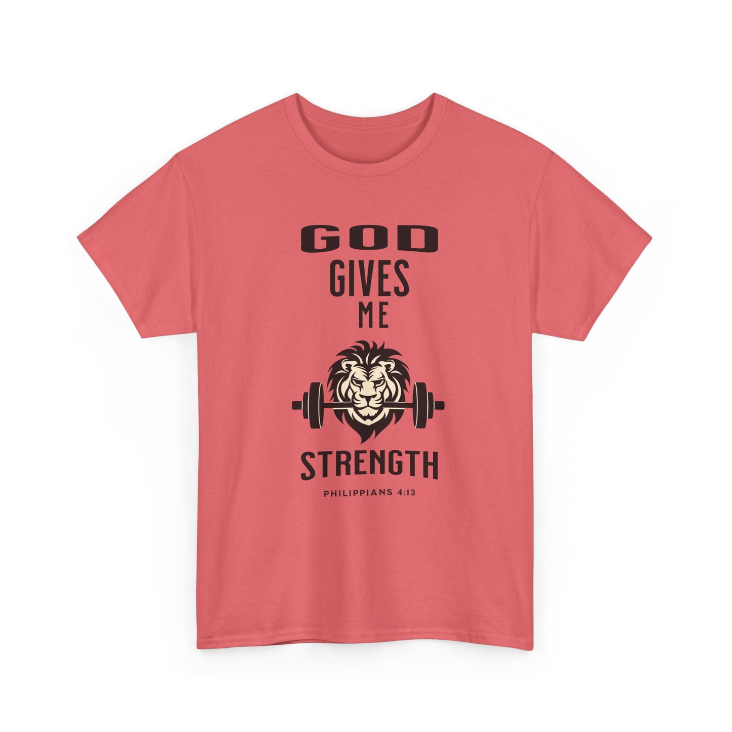 Religious Unisex T-shirt, God Gives me Strength Shirt, Christian Faith Apparel, Inspirational Graphic Top