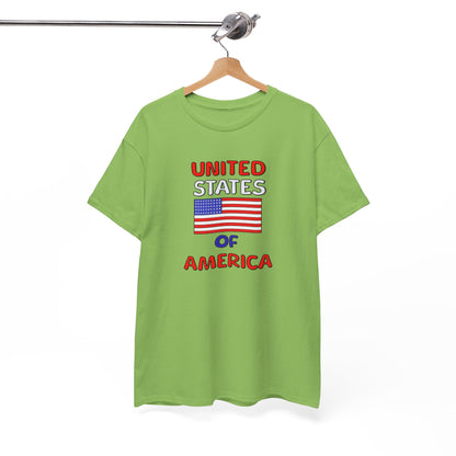 USA American Flag T-shirt - Patriotic Graphic Tee