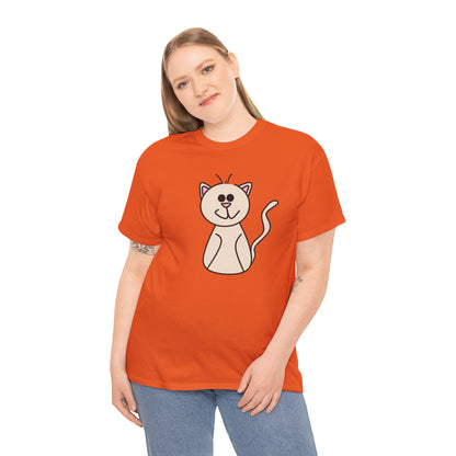 Cartoon Cat Art Shirt - Cat Character T-Shirt