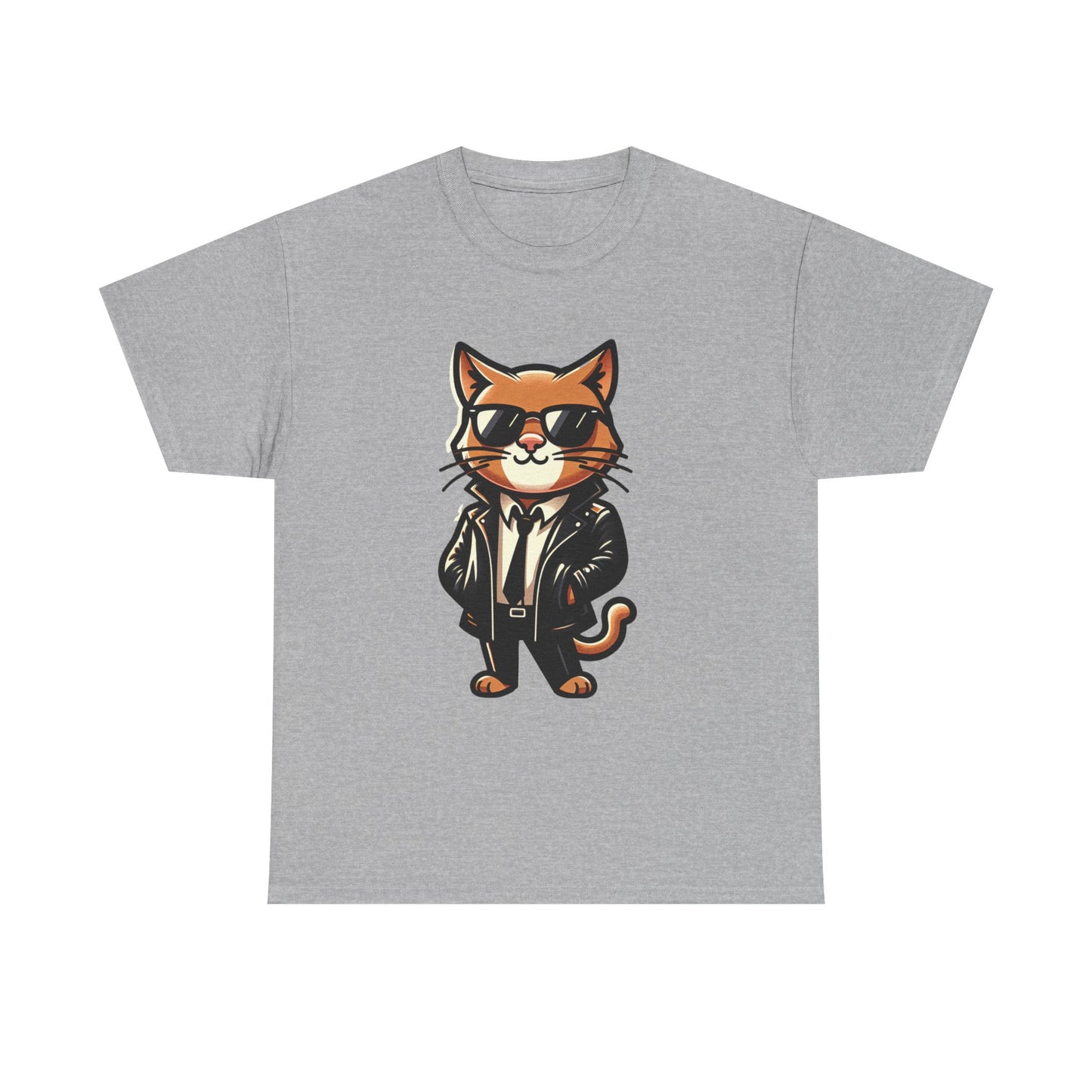 Cool Cat Tee - Cat T-shirt - Kitten Shirt - Gift for Pet Lover - Cat Lover Shirt - Cool Cat Graphic Cotton Tee- Classy Cat Shirt