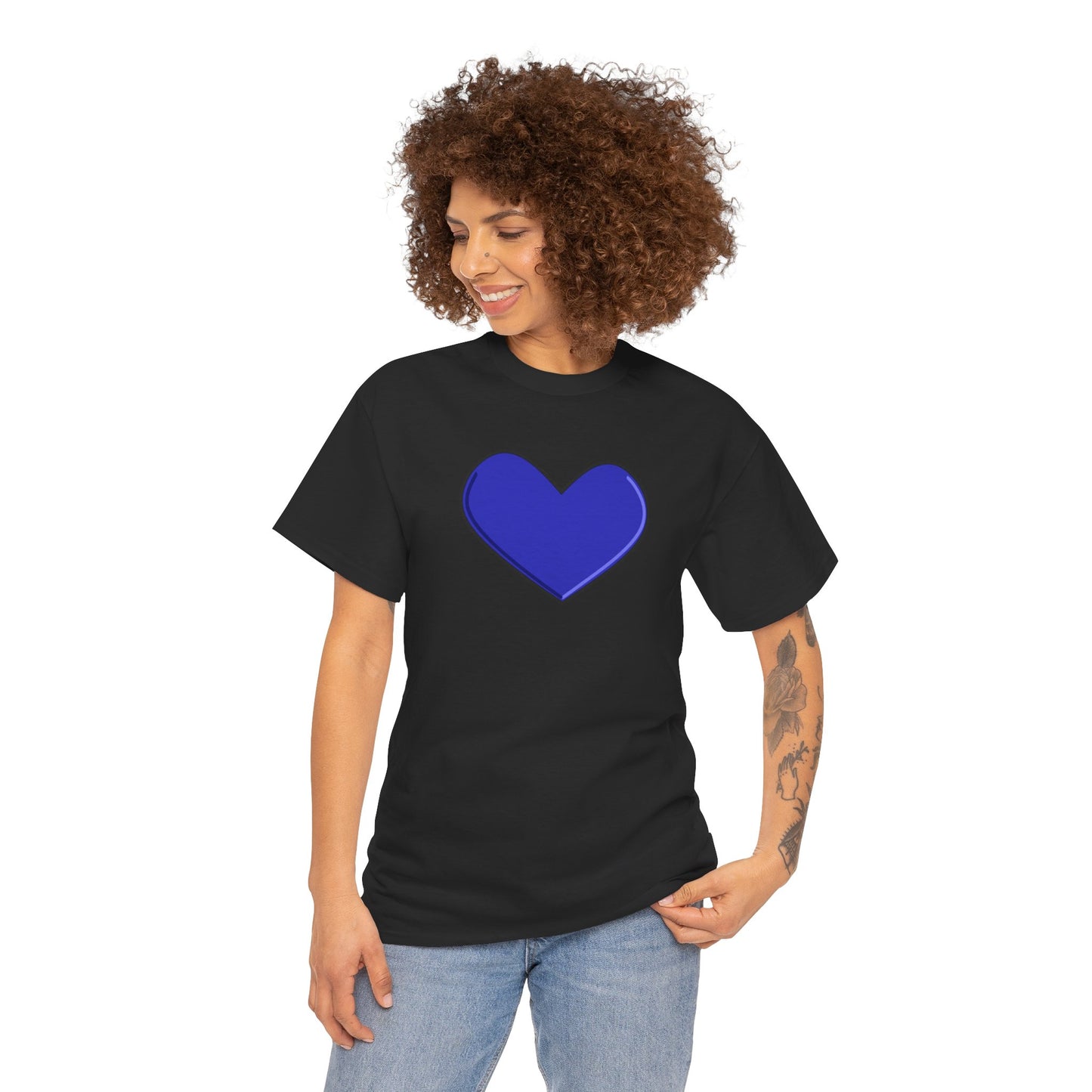 Blue Heart Tee - Valentine's Day Shirt