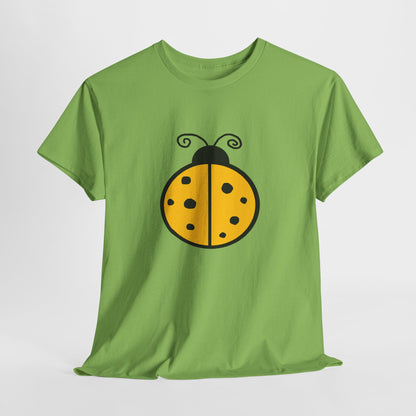 Yellow Ladybug T-shirt - Ladybug Design Tee