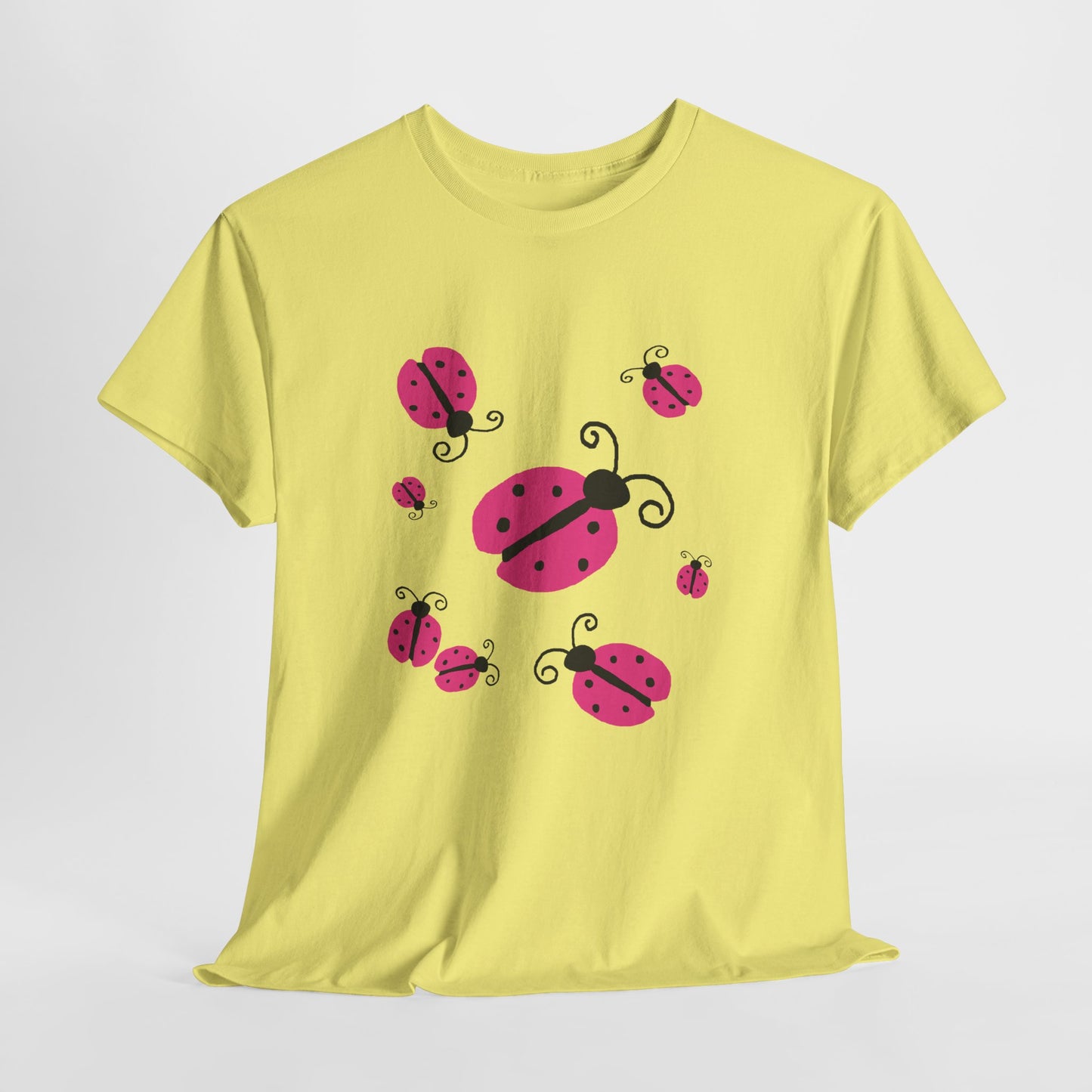 Pink Ladybug Shirt - Ladybug Graphic T-shirt