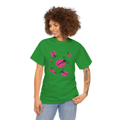 Pink Ladybug Shirt - Ladybug Graphic T-shirt