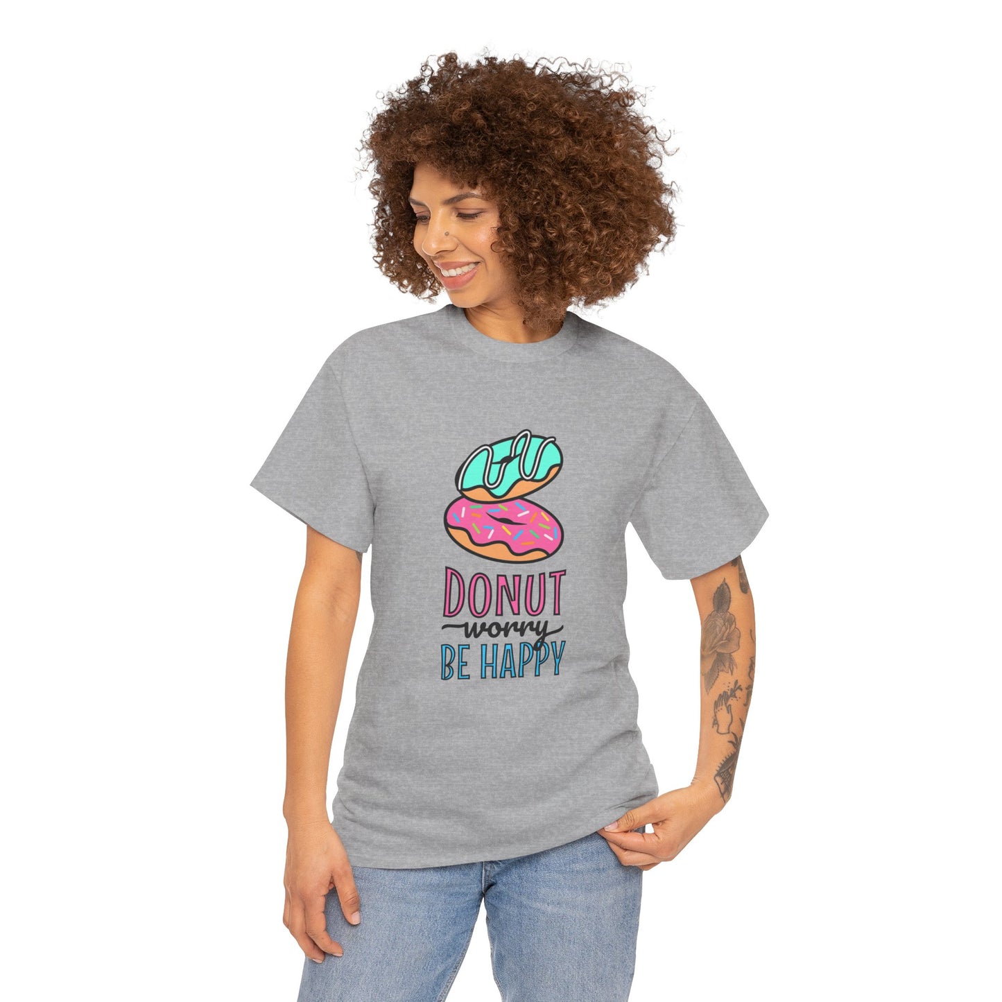 Donut Shirt - Donut Worry, Be Happy T-shirt