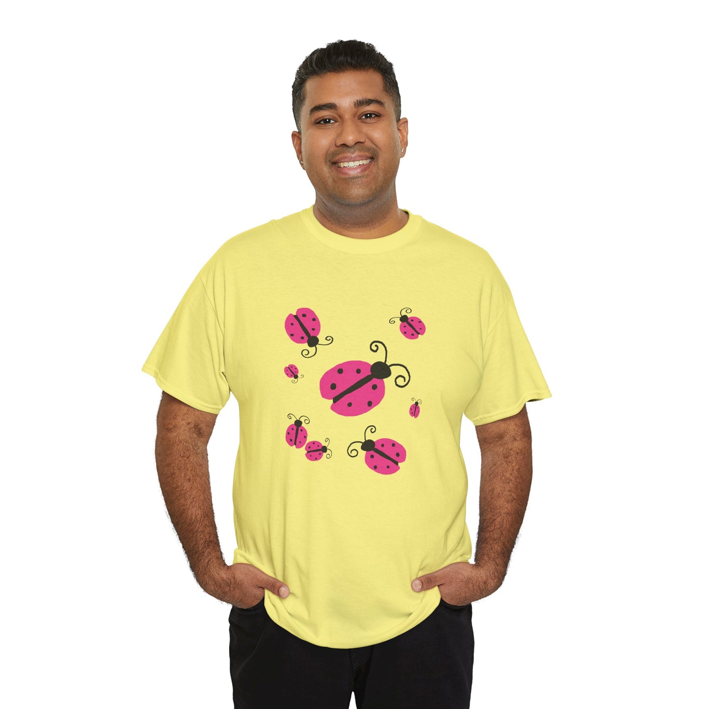 Pink Ladybug Shirt - Ladybug Graphic T-shirt