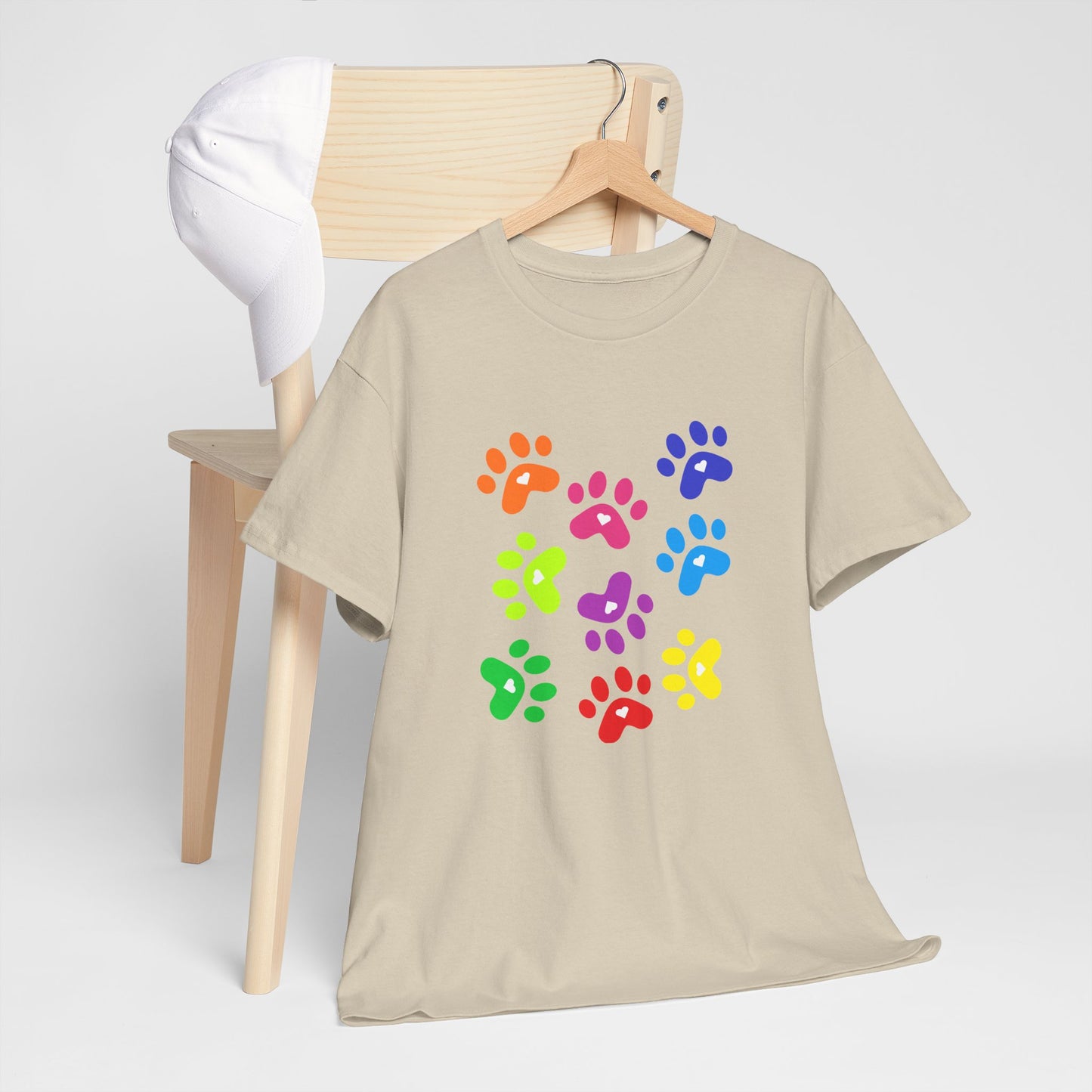 Dog Paw Print Tee - Unisex