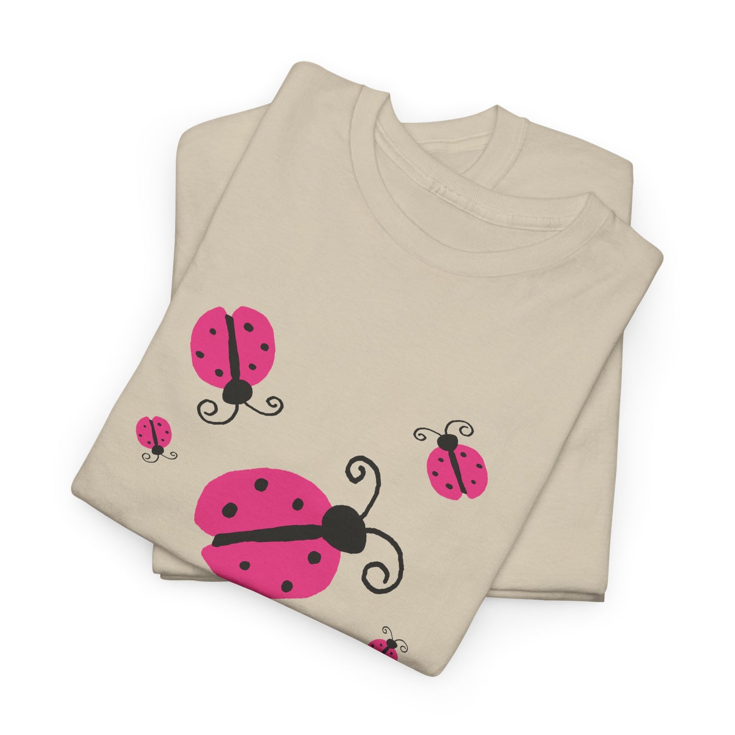 Pink Ladybug Shirt - Ladybug Graphic T-shirt