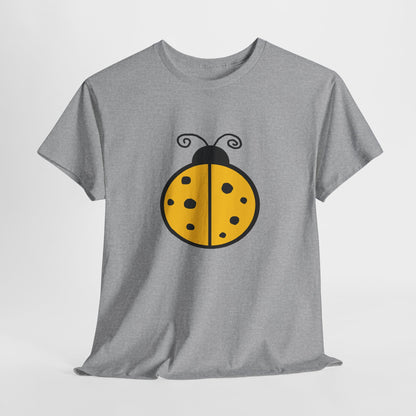 Yellow Ladybug T-shirt - Ladybug Design Tee