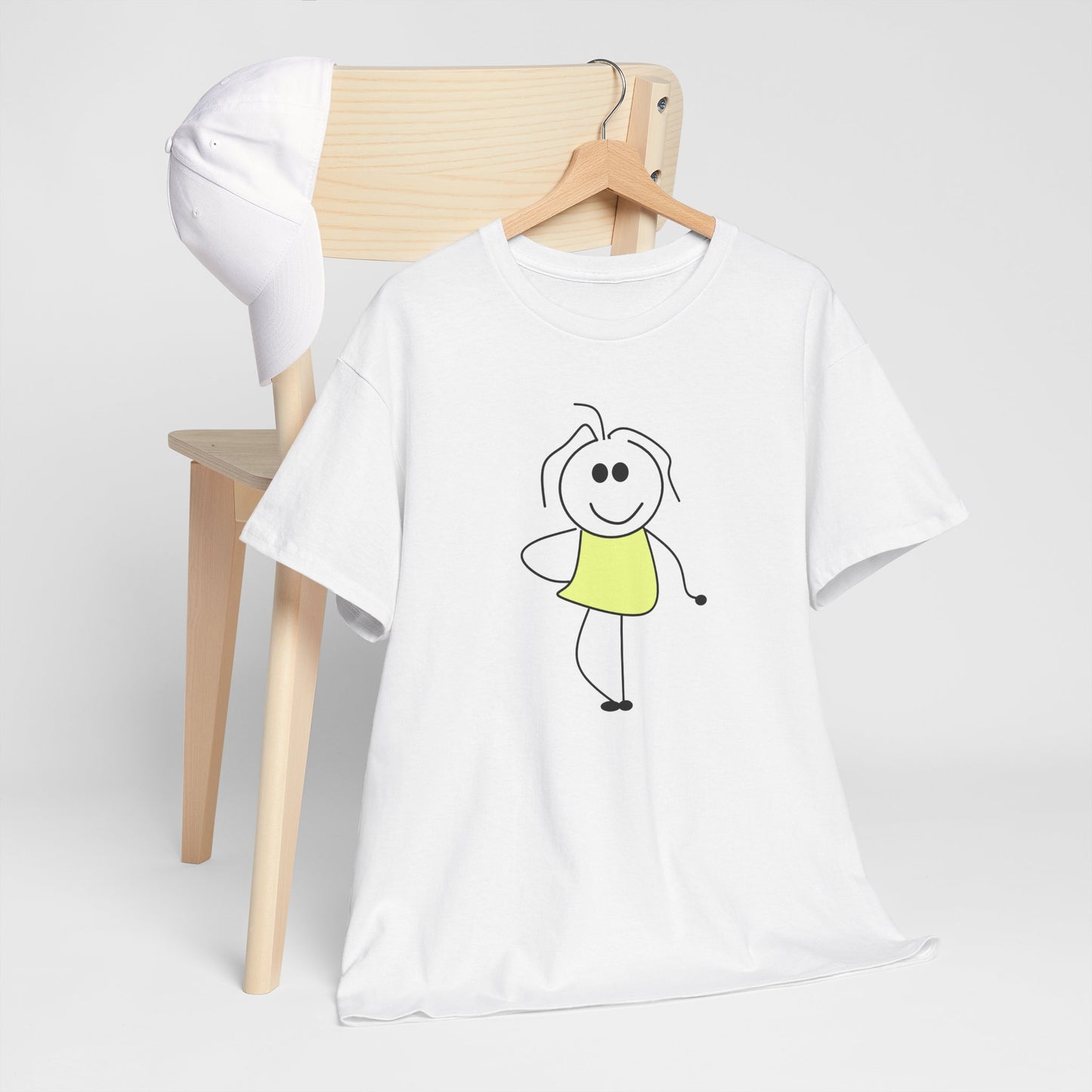 Cute Cartoon T-shirt - Happy Tee