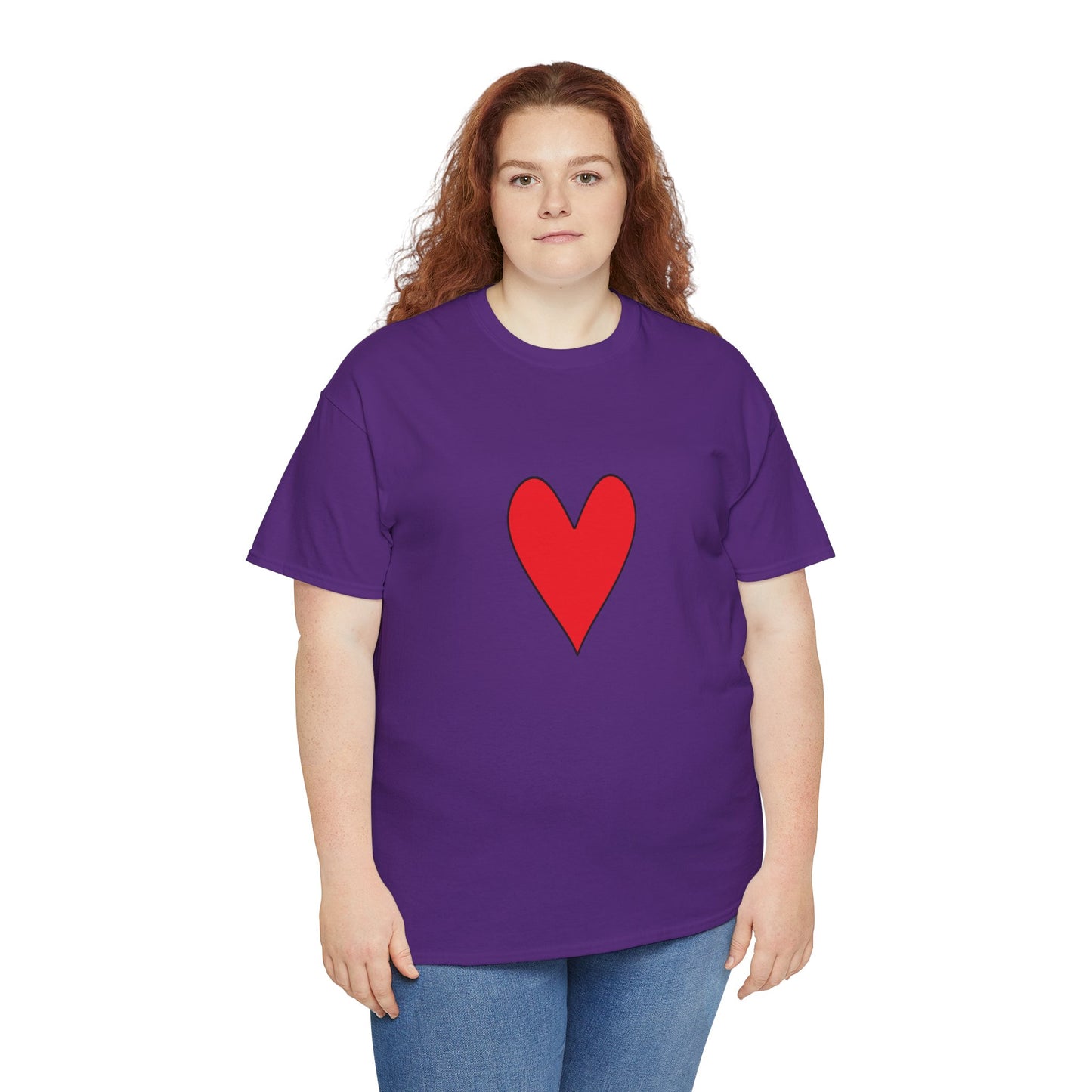 Red Heart Valentine's Day Tee - Romantic T-shirt