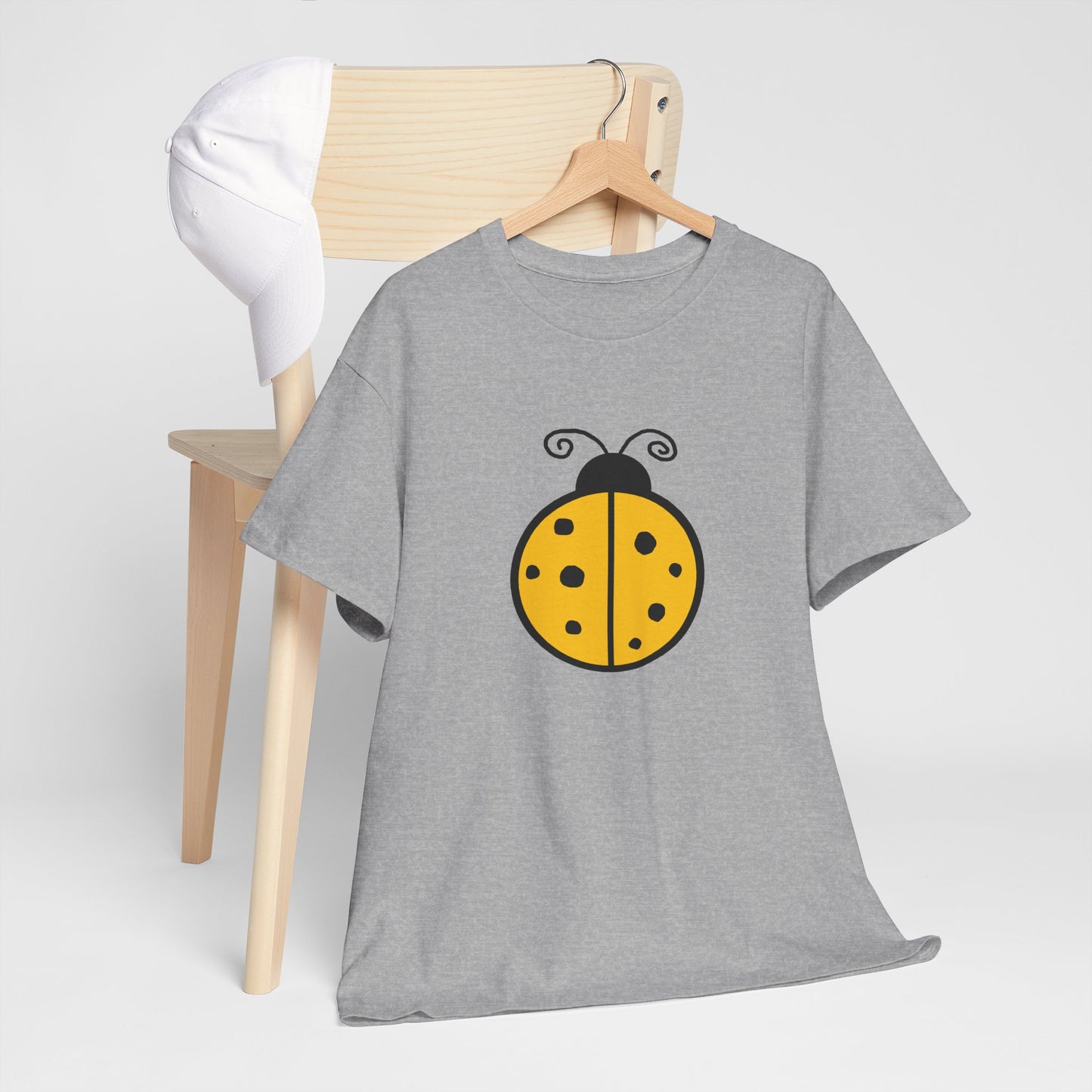 Yellow Ladybug T-shirt - Ladybug Design Tee