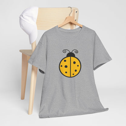 Yellow Ladybug T-shirt - Ladybug Design Tee