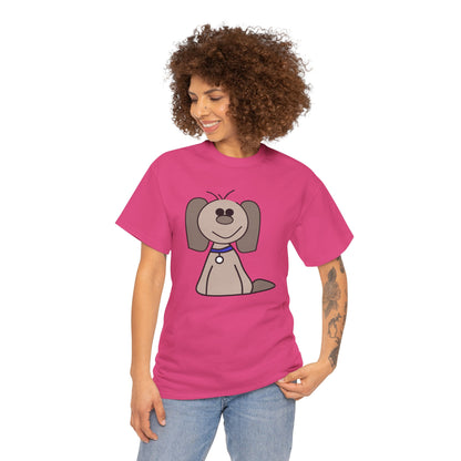 Cute Cartoon Dog T-shirt - Adorable Dog Tee