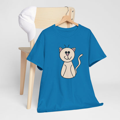 Cartoon Cat Art Shirt - Cat Character T-Shirt