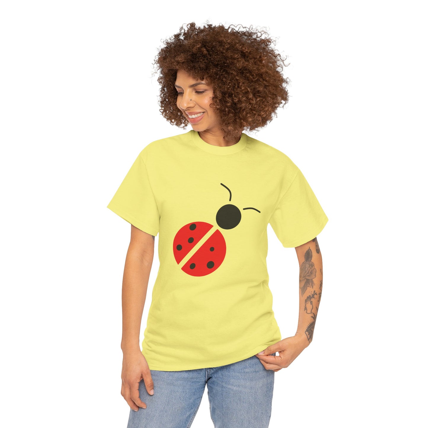 Red Ladybug T-shirt - Ladybug Design Tee