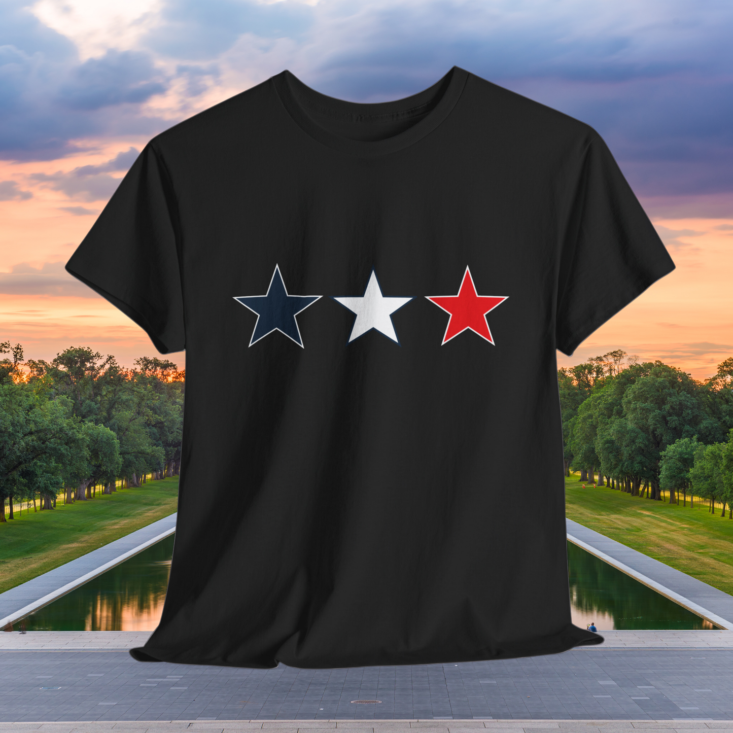 Patriotic Stars T-shirt - USA Stars Shirt