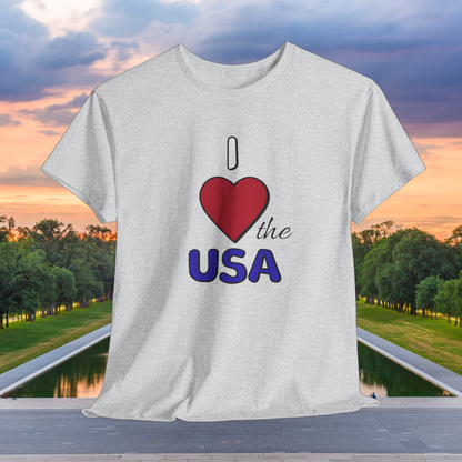 USA Patriotic T-shirt - I Love USA Tee