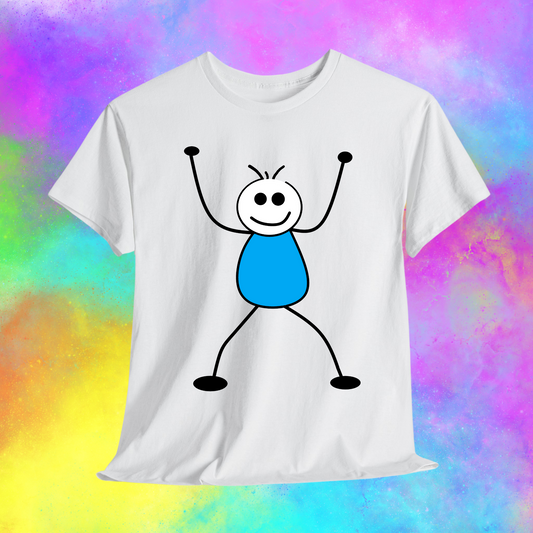 Cute Cartoon T-shirt - Happy Uplifting Tee