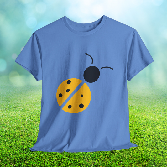 Yellow Ladybug T-shirt - Ladybug Design Tee