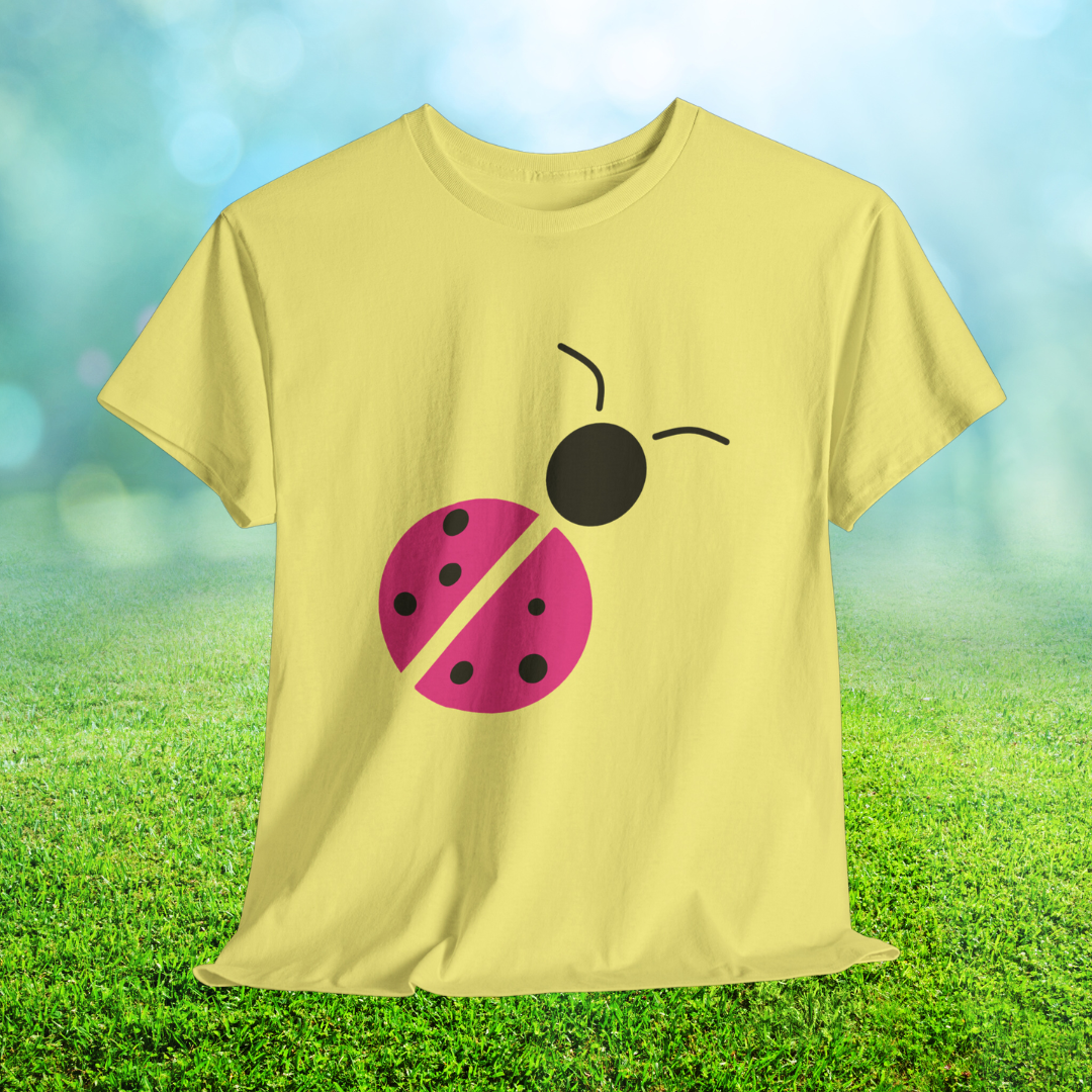 Pink Ladybug Shirt - Ladybug Graphic T-shirt