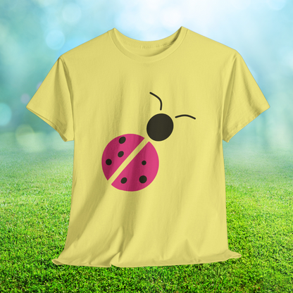 Pink Ladybug Shirt - Ladybug Graphic T-shirt