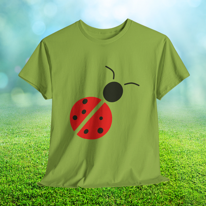 Red Ladybug T-shirt - Ladybug Design Tee