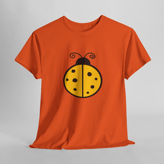 Yellow Ladybug T-shirt - Ladybug Design Tee