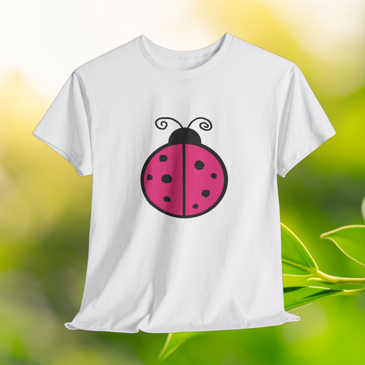 Pink Ladybug Shirt - Ladybug Graphic T-shirt