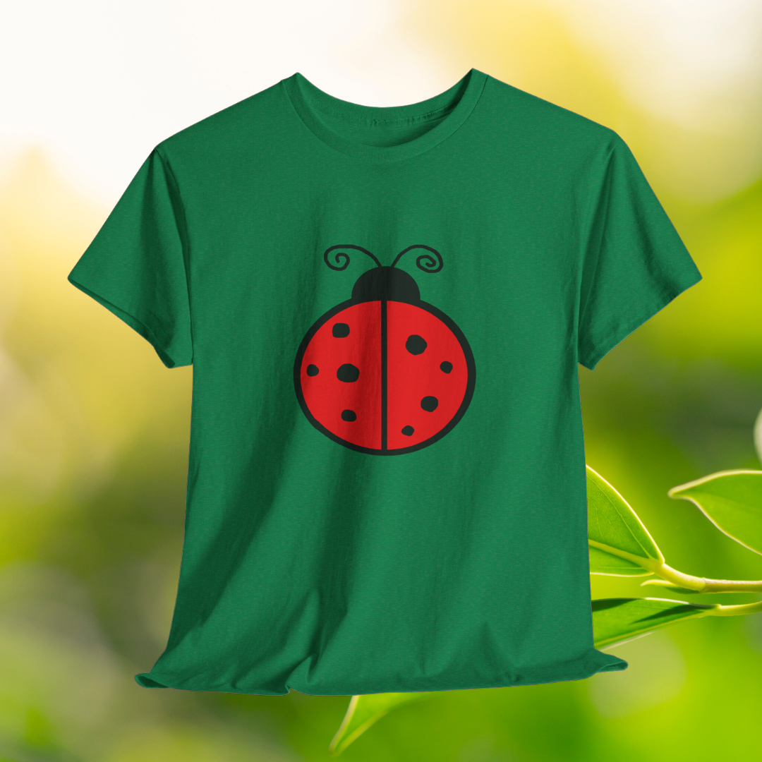 Red Ladybug T-shirt - Ladybug Design Tee