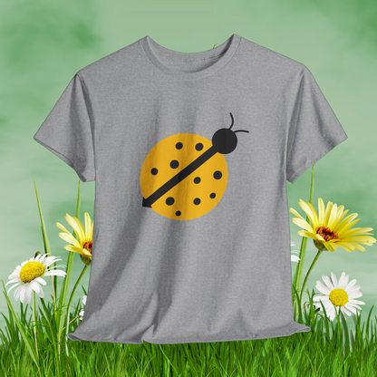 Yellow Ladybug T-shirt - Ladybug Design Tee