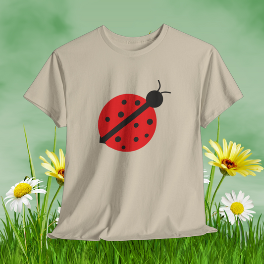 Red Ladybug T-shirt - Ladybug Design Tee