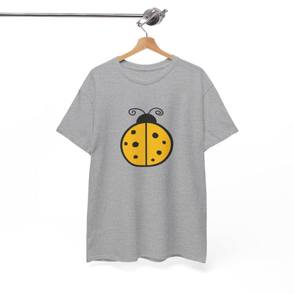 Yellow Ladybug T-shirt - Ladybug Design Tee